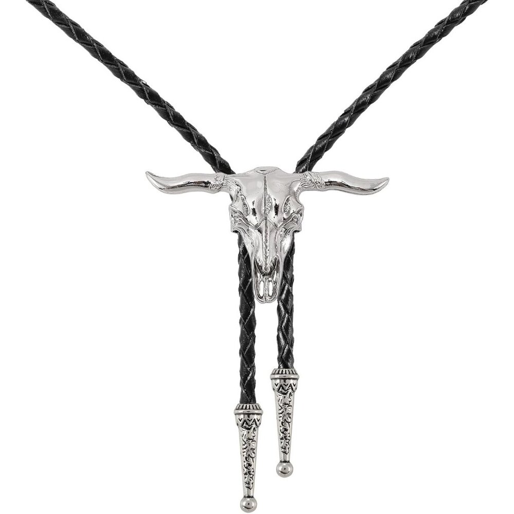 Bolo Tie for Men Cowboy Tie Native American Retro Western Necklace Cowboy Cowgir